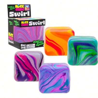 Flowing Pattern Marshmallow Squeeze Relax Toy, Slow Rebound Squeeze, Birthday Christmas Gift - Perfect Gift - Gift (Default No Box)