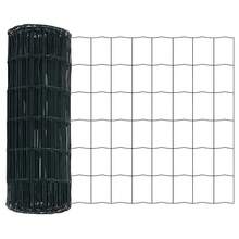vidaXL 0,6 X 25 M PVC-Beschichteter Eisenzaun, Grün - A - View 5