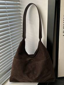 Fashionable Large Capacity Shoulder Bag For Women, Design Tote Bag - Coffee - View 8