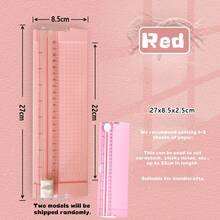 Máy cắt giấy A4 nhỏ gọn hai chiều, máy cắt ảnh, dao thủ công làm album ảnh, máy cắt bìa cứng, máy cắt giấy mini đa chức năng cầm tay. - Nhiều màu - Xem 12