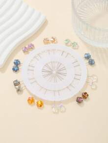 1pack/20pcs Cute Shawl Pin For Daily Use Random Shipping Order - White - View 1