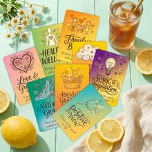 Gratitude Journal Prompt Cards - 18 Gentle Reminders To "Nurture" & "Receive", Healing Tool For Anxiety Relief, Happiness Practice & Emotional Well-Being,Inspirational Cards - 18Pcs - View 4