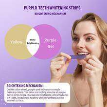 PAP+干贴+紫色牙齿美白贴，牙齿美白，牙贴，深度清洁，口腔护理，美白贴，清新口气，美白贴，适合旅行和居家使用，紫色美白，干贴 - 紫色+PAP+乾貼+牙貼 - 查看 4