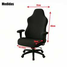 Protective Cover For Quilted Gaming Chair. - Black - View 4