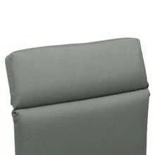 Garden Lounge Chair Cushion, Polyester Cover, Dark Grey, 196 X 55 X 8 Cm - 1PC - View 8