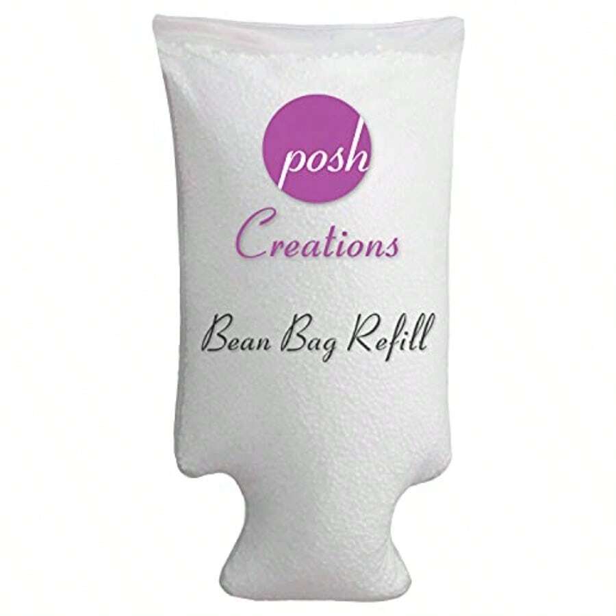 CZKQ Posh Creations - Recambio para puf de Relleno 100 L Color Blanco con Boquilla EZ-Pour - Blanco - Ver 1