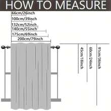 1pc Plaid Pattern Window Valance, Polyester Soft Curtain Valance For Home Decor - Black and White - View 6