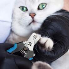 3 Pieces1-Piece Stainless Steel Dog Nail Clippers, Cat Nail Clippers, With Anti-Splash Guard, Grooming And Cleaning Tool, Suitable For Dogs, Cats, Birds, Hamsters, Rabbits, Hedgehogs, Ferrets, And Chinchillas. The Blades Are Made Of Stainless Steel. Includes A Nail File, Nail Clippers, And A Grooming Comb. - Mint Blue - View 2