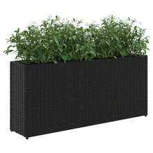 vidaXL Hochbeet Mit 2 Fächern Schwarz 90x20x40 Cm Polyratten - A - 查看 4