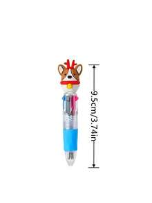 Christmas Multicolor Ballpoint Pens, Christmas Ballpoint Pens, Creative Cute Christmas Neutral Pens, Vibrant Assorted Colors With Santa, Reindeer & Snowman Toppers, Retractable 4-Color Ink, Durable ABS Body, Ideal For Holiday Journaling & Gift Giving, Holiday Party SchoolSupplies StudentsRewards Christmas Gifts Christmas Stationery Gift Water Pen Christmas(Random Pattern) - 1pcs - View 9