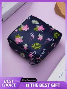 1/2pcs Super Cute Portable Cartoon Feminine Hygiene Product Pouch, Suitable For Women To Use During Menstruation. Can Hold Coins, Cosmetics, Tissues And Other Small Items. Waterproof Handbag Perfect For Business Trips, Travel Or Students Going To School. (Graphic Placement May Vary.) - Multicolor - View 8