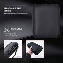 CHCYCLE Motorcycle Gel Seat Cushion, Honeycomb Structure Breathable Anti-Slip Shock-Absorbing Seat Pad For Rear Passenger, Suitable For Long-Distance Riding - Motorcycle Seat Cushion - View 5