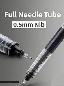 10支装速干液体墨水圆珠笔，大容量圆珠笔，0.5mm毛笔，问题解决笔，碳纤维笔，适用于文具、办公用品和返校用品。 - 套裝 - 查看 10