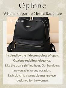 Malist Flower Embroidery Functional Backpack For Women, Business Casual Commuting Travel Backpacks, Cute Multi-Compartment Versatile Computer Daypack, Portable Campus School Bag For Junior High School And College Students, School Backpack, Elementary School, Middle School, High School, Back To School Bags, Waterproof, Lightweight, Classic Casual, Suitable For Teen Girls Women College Students, Teacher, Perfect For Back To School, First Day Of School, Middle School, High School - Nhiều màu - Xem 10