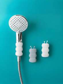 Suction Cup Caterpillar Shaped Bathroom Shelf, No Drilling Required, Movable & Adjustable Shower Caddy, Suitable For Students Going Back To School - Multicolor - View 3