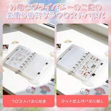 Product Seal Book Plastan A7 Size Sticker Book Sticker Book Backing Replacement Paper Transparent A7 A6 M5 Double-Sided Pockets 5 Holes 6 Holes Girls Boys Sticker Storage Push - 透明 - チェックする 7