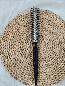 Professionelle Rundbürste mit Heißluft, geeignet zum Stylen - Aluminiumkörper und Nylonborsten. Präzise Temperaturkontrolle beim Stylen. Erhältlich in 3 Größen. Geeignet für Barbershops, Salons, Reisen, Rückkehr zur Schule, Urlaub und verschiedene Anlässe, eine ideale Wahl für das Haarstyling. Entwirrt das Haar mühelos, ein leistungsstarkes Werkzeug. - Schwarz - Übersicht 11