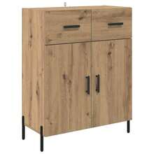 vidaXL Highboard Artisan-Eiche 69,5 X 34 X 180 Cm Holzwerkstoff - Màu vàng - Xem 6