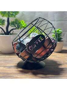Boîte de rangement pour capsules de café - Noir - Voir 2