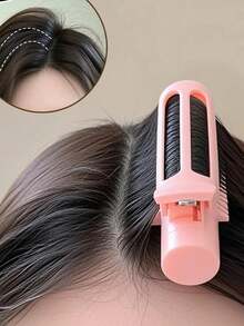 Curling Comb, Curling Iron With Handle, Suitable For Hairdressers, Beauty Salons And Women's Home Use, Two-In-One Curling And Straightening Comb, Hair Comb, Brush, Hair Styling Tool - Multicolor - View 6