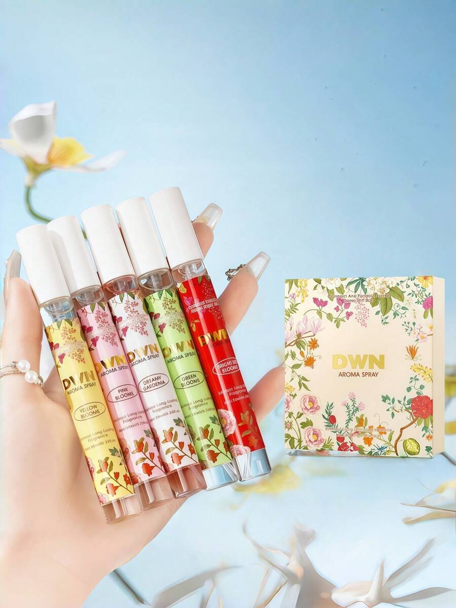 Alcohol-Free Fragrance Mist Set For Women, 1/5PCS (5x10ml), Travel Spray For Women Set, Long-Lasting Fragrance, Rock Orchid, Orchid, Lilac, Bergamot, Ebony,Perfect For Bedrooms, Living Rooms, Homes, Going Out Business Environments, Parties.Air Freshener,Home Decoration,Gifts For Family And Friends, Boyfriend And Girlfriend, Small And Portable. - Various Fragrances - View 1