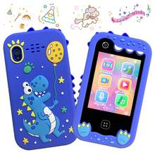 Children's Smart Toy Phone, Learning Toy, 2.8-Inch Touchscreen Display, Dual HD Cameras, Multiple Functions Including Alarm, Calendar & Calculator, Multi-Scene Use Such As Family Parties, Top Pick Holiday & Birthday Present For 3-12 Year Olds - Multicolor - View 1