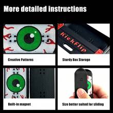 3D打印磁性指尖滑块，便携式减压手柄，适合通勤、旅行、汽车仪表盘装饰，是送给通勤族、朋友、情人节的理想礼物，小巧的指尖玩具，可缓解焦虑并提高专注力 - 彩色 - 查看 5