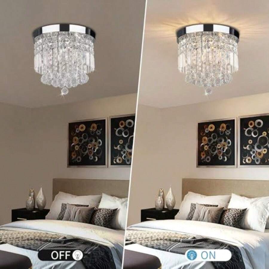 Lámpara de araña negra con enchufe luces colgantes de vidrio con cable de enchufe de 14 pies e interruptor de encendido/apagado lámpara colgante colgante para cocina a recámara área-0003 - 07-11.8 x 9.4 pulgadas, plata - Ver 1