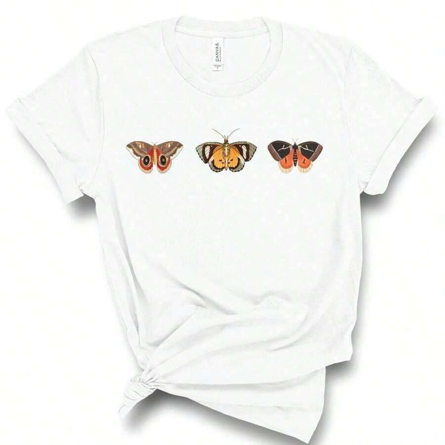 Easy Tiger Shirt, Di Tiger Boxy , Vintage Tigers Crop Top, Easy Tiger , Retro Tiger , Easy Tiger T-Shirtcotton220g High-Quality Pure Vintage Cotton T-Shirt Summer Outfits For Women Graphic Tees With Minimalist Printing, Soft And Breathable Fabric, Comfortable And Loose, Suitable For All Day Wear, Suitable For Office Casual Wear, Spring And Summer Daily Appearance, Elegant And Youthful Design-Unisex Summer Casual Vintage Cotton Printed T-Shirts For Couples - White 2 - 查看 1