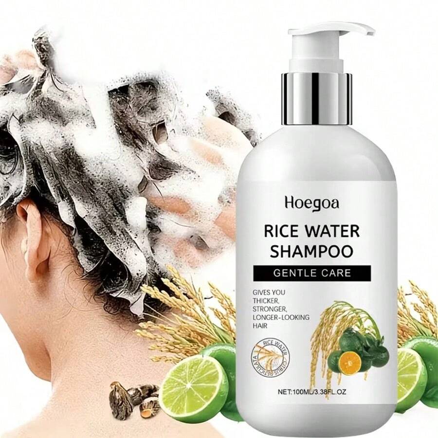 3.38盎司米水洗发露 | 蕴含大米提取物、柑橘提取物、米糠水 | 温和清洁、控油保湿 | 泡沫丰富，72小时持久清新 | 深层清洁滋养，适合所有发质 - 洗髮水 - 查看 1