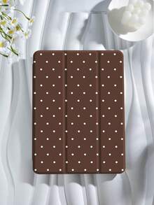 Polka Dot & Minimalist Pattern Tablet Protective Case, Compatible With IPad 9.7/10.2/10.5/10.9/12.9/Pro 11 (10th Gen), Galaxy Tab S6 Lite 10.4", Kindle Paperwhite 12th Gen (2024), Kindle 11th Gen (2022), Offers Soft Shock-Proof Protection, Supports Smart Stand/Auto Wake/Sleep Function - 多色-3 - 查看 1