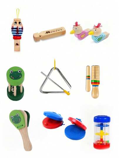 Orff Musical Instrument Set, Developing Fine Motor Skills And Musical Abilities, Montessori Educational Instruments