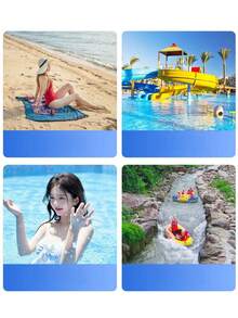 1件/套防水手机腰包，大容量，适合沙滩、游泳、漂流，三重密封 - 彩色 - 查看 6