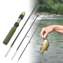 Joran Pancing Umpan Mikro SEACHASER 1,4m, Gagang EVA Hijau, Desain Teleskopik 4 Bagian, Bodi Ringan, Portabel, Ujung Sensitif, Genggaman Nyaman, Praktis untuk Memancing di Air Tawar - Hijau - View 3