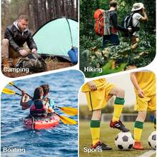 2pcs Super Loud Emergency Whistle, Triple Frequency Outdoor Survival Whistle, Suitable For Outdoor Emergencies, Hiking, Camping And Sports Safety - Durable PP Material, Compact And Lightweight Design, Rescue Signal Whistle With Keychain, First Aid Whistle, Student Practice Whistle, Referee Whistle, Travel Mountaineering Survival Whistle, High Pitch Earthquake Rescue Whistle - Multicolor - View 12