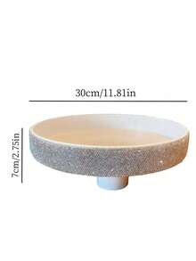 1pc Luxury Sparkling Rhinestone Fragrance Aromatherapy Key Storage Tray, Bathroom Vanity Jewelry Skincare Organizer Tray, Suitable For Living Room Office Desktop Clutter Organization, Creative Gift - Silver - View 3