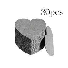 Compressed Cellulose Heart Shape Facial Sponges Natural Cosmetic Spa Sponges Reusable For Facial Cleansing Exfoliating - Coral Pink - View 10