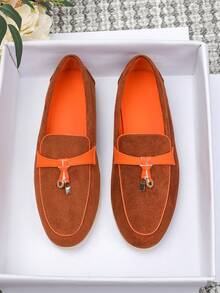 Women's Flat Loafers Low Vamp 2026 Spring/Summer New Versatile Outdoor Professional Work Shoes Soft Sole Wear-Resistant British Style Plus Size Women's Shoes 41-43 - Bronze - View 10