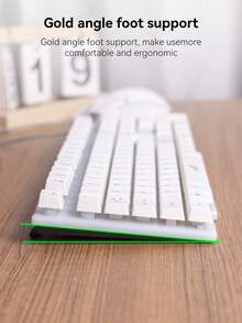 LED Backlit Mechanical Gaming Keyboard And Mouse Set - Multicolor - View 6