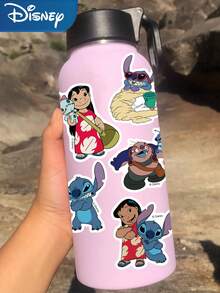 50pcs Disney Stitch Sticker Cartoon Anime Lilo Pelekai Decals For Laptops Luggage Skateboard Bicycle Phone Stickers Gifts Toy - A - View 6