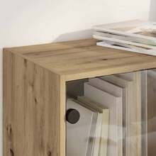 vidaXL 2 Stück Highboard Artisan-Eiche 68 X 37 X 142 Cm Holzwerkstoff - Yellow - View 4