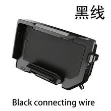 FOX WOLF 1 Black Wireless Charging Phone Holder 15WCNC+ABS Plastic Suitable For BMW R1200 R1250 R1300 F750 F700 F850 F800 GS ADV - A - View 13