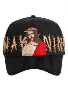Gorra Curva Ajustable Dandy Hats X Rude Awakening Jesucristo en caja - negro - Ver 5
