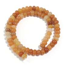 65pcs 8x5mm Natural Stone Flat Round Abacus Beads For Making Jewelry, DIY Fashion Bracelets Necklaces Men's And Women's Gifts - Oblate - View 8