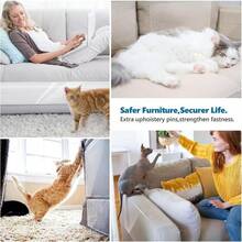 5M Cat Pet Couch Sofa Scratch Guard Stickers Furniture Anti-Scratching Protector - 45cm*500cm - View 4