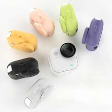 Funda de silicona Ultra suave para Insta Go, funda protectora para el cuerpo de la cámara, tapa de lente, funda antigolpes para cámara de acción para Insta GoUltra - Color rosa - Ver 8