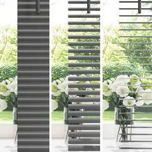 vidaXL Jalousien Aus Aluminium, Dunkelgrau, 130 X 55 Cm - Tagli Unica - Visualizzare 4