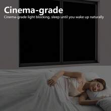 Phim cách nhiệt cản sáng - Phim dán cửa sổ cản sáng, tự dính, thích hợp cho nhà ở, phòng ngủ, nhà bếp, phòng tắm, chống nhìn trộm, cản sáng, cách nhiệt. - Đen 1 cái - Xem 10