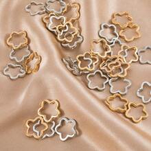 50颗CCB空心隔珠，花形，适合DIY项链、手链、珠宝制作 - AFJ1077 - 查看 3