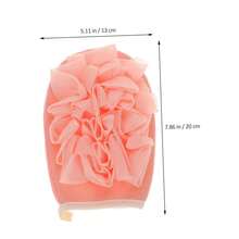 2pcs Bath Pouf Sponge 2-In-1 Exfoliating Mesh Sponge Loofah With Elastic Strap For Women & Men Bathroom - Multicolor - View 2